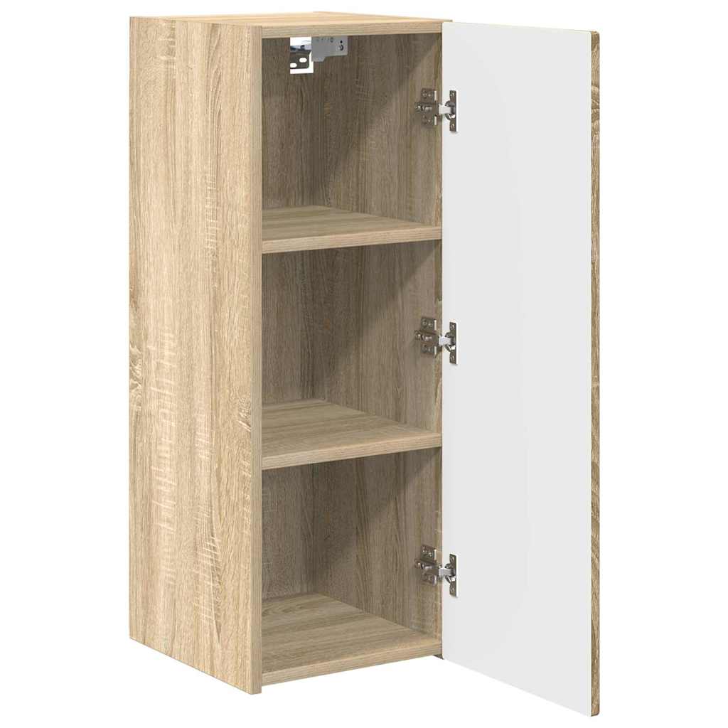 Dulap TV de perete Sonoma 30 x 31 x 80 cm Lemn compozit — imaginea 6