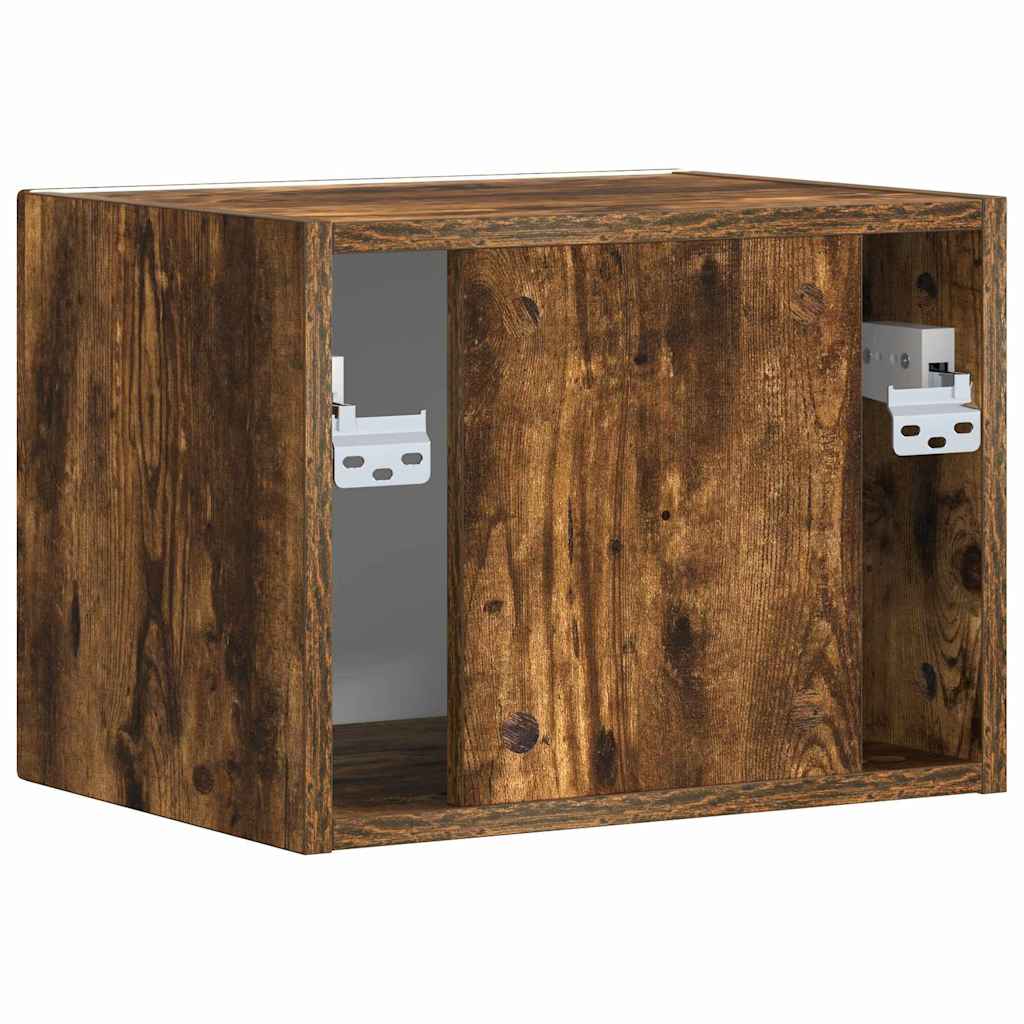 Dulap TV de perete Pe perete Stejar fumuriu 60 x 31 x 29.5 cm — imaginea 9