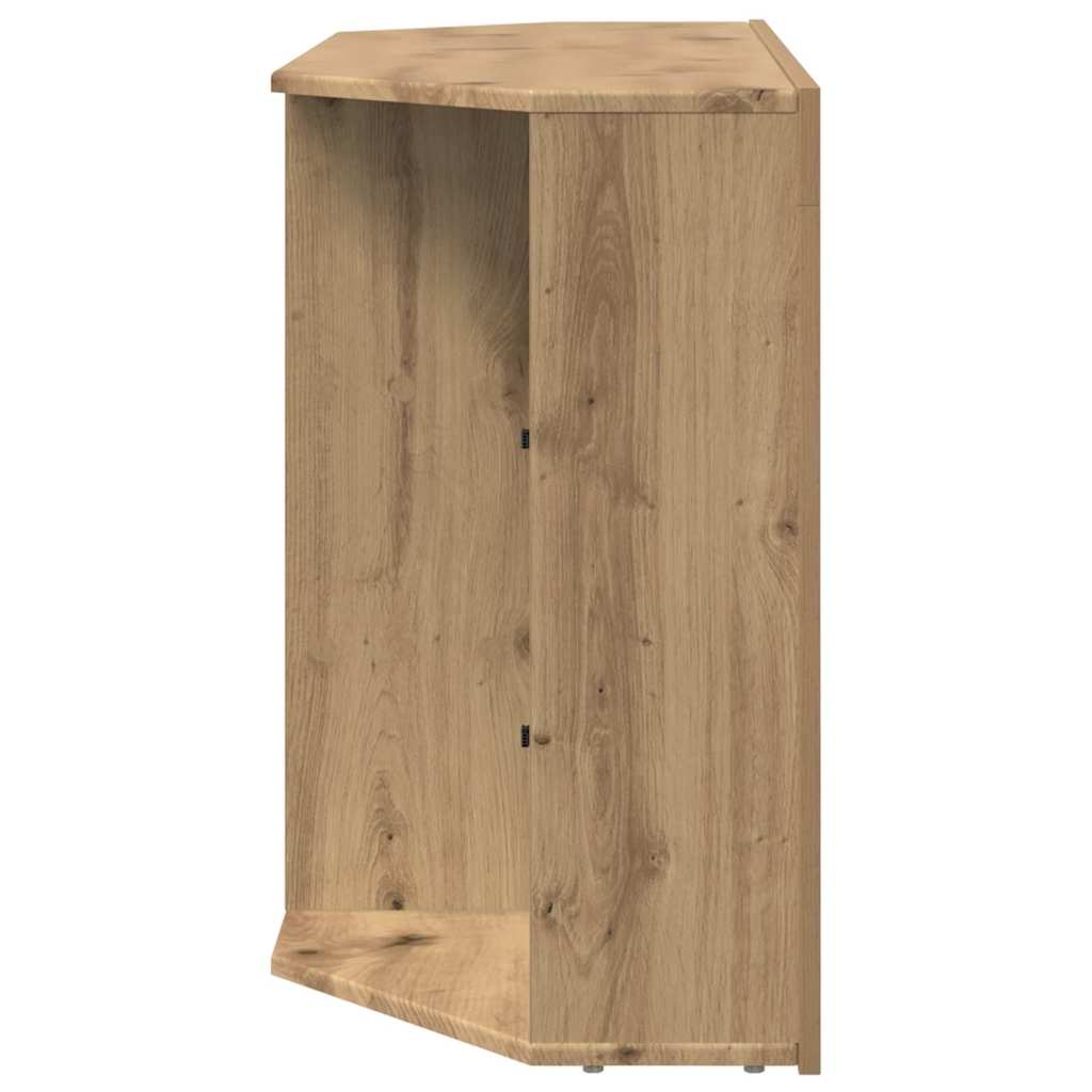 Sifonier LED pentru TV coltar Stejar Artizanal 108 x 40 x 68 cm — imaginea 10