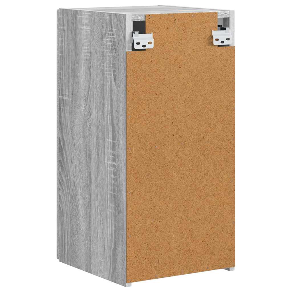 Dulap TV de perete Gri Sonoma 30 x 31 x 60 cm Lemn compozit — imaginea 9