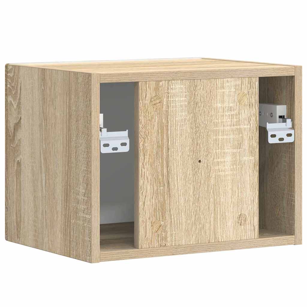 Dulap TV de perete Sonoma 60 x 31 x 29.5 cm Lemn compozit — imaginea 9