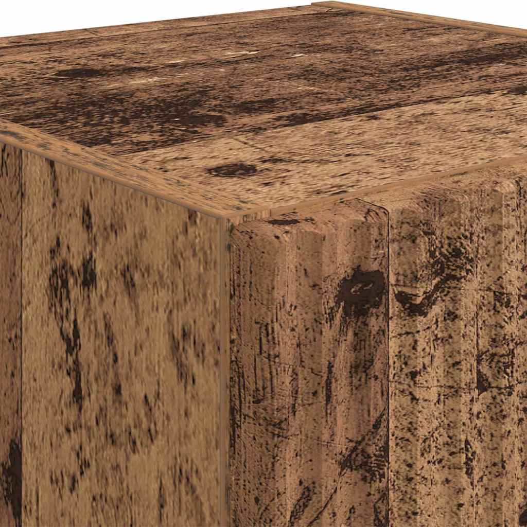Dulap TV de perete Lemn Vechi 30 x 31 x 80 cm Lemn compozit — imaginea 10