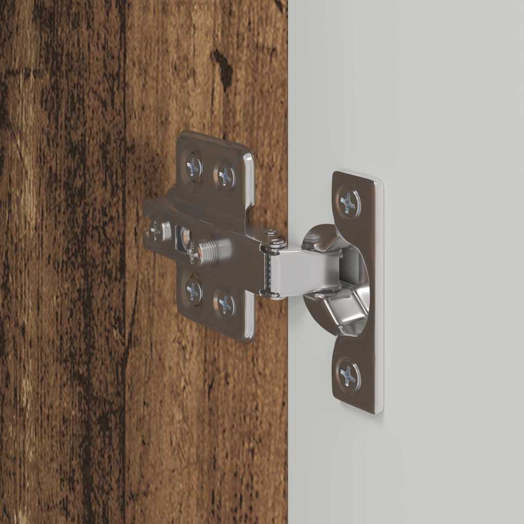 Dulap TV de perete Lemn Vechi 30 x 31 x 80 cm Lemn compozit — imaginea 11