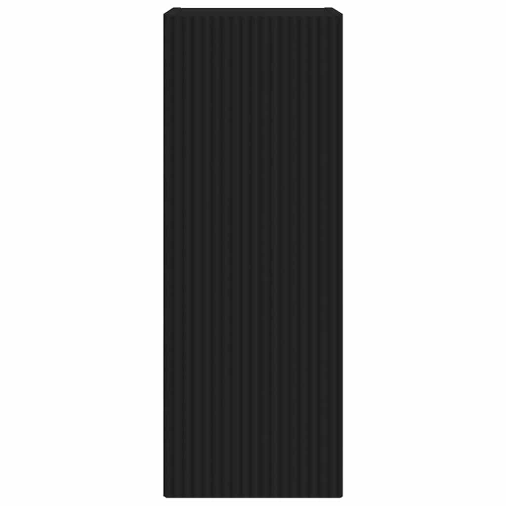 Dulap TV de perete Negru 30 x 31 x 80 cm Lemn compozit — imaginea 7