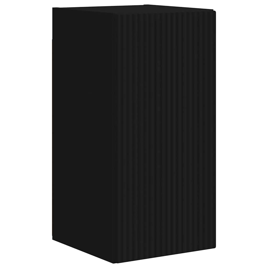 Dulap TV de perete 2 pcs Negru 30 x 31 x 60 cm Lemn compozit — imaginea 6