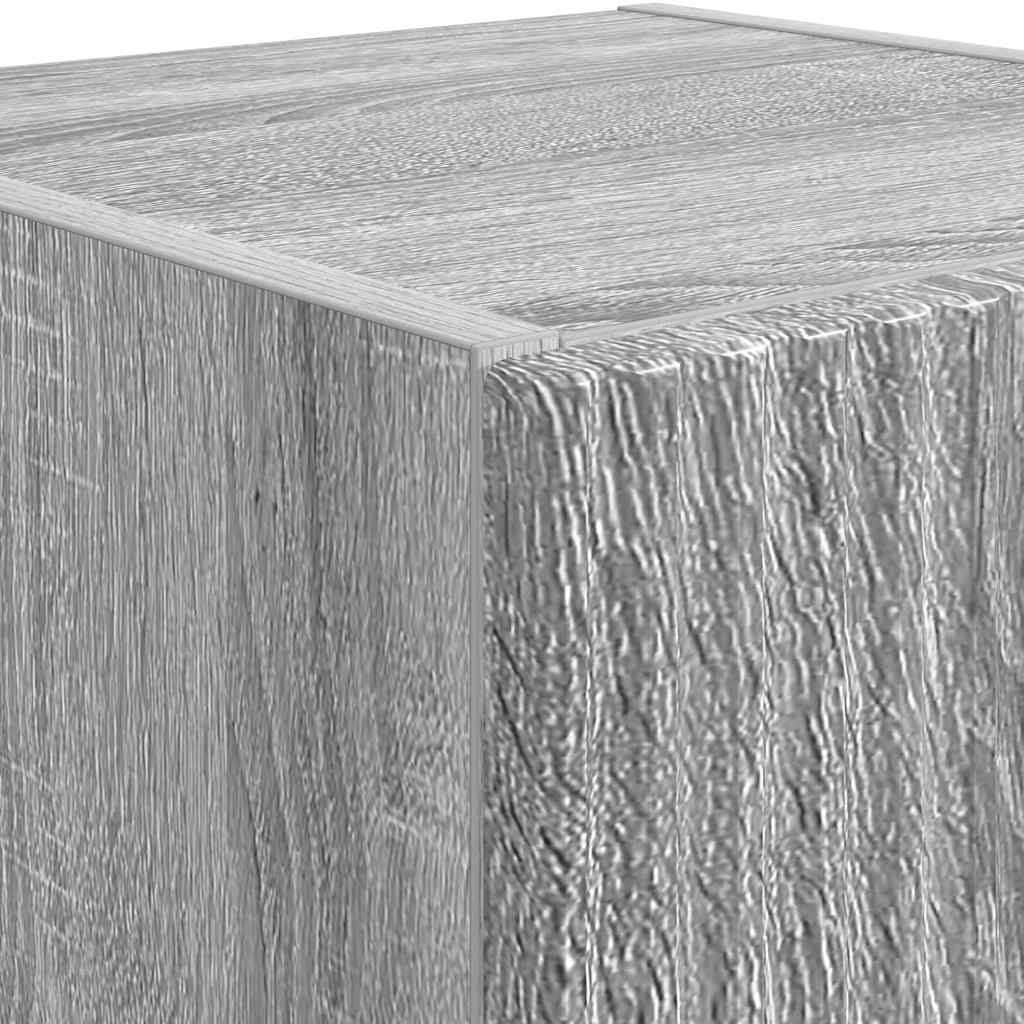 Dulap TV de perete Gri Sonoma 30 x 31 x 60 cm Lemn compozit — imaginea 10