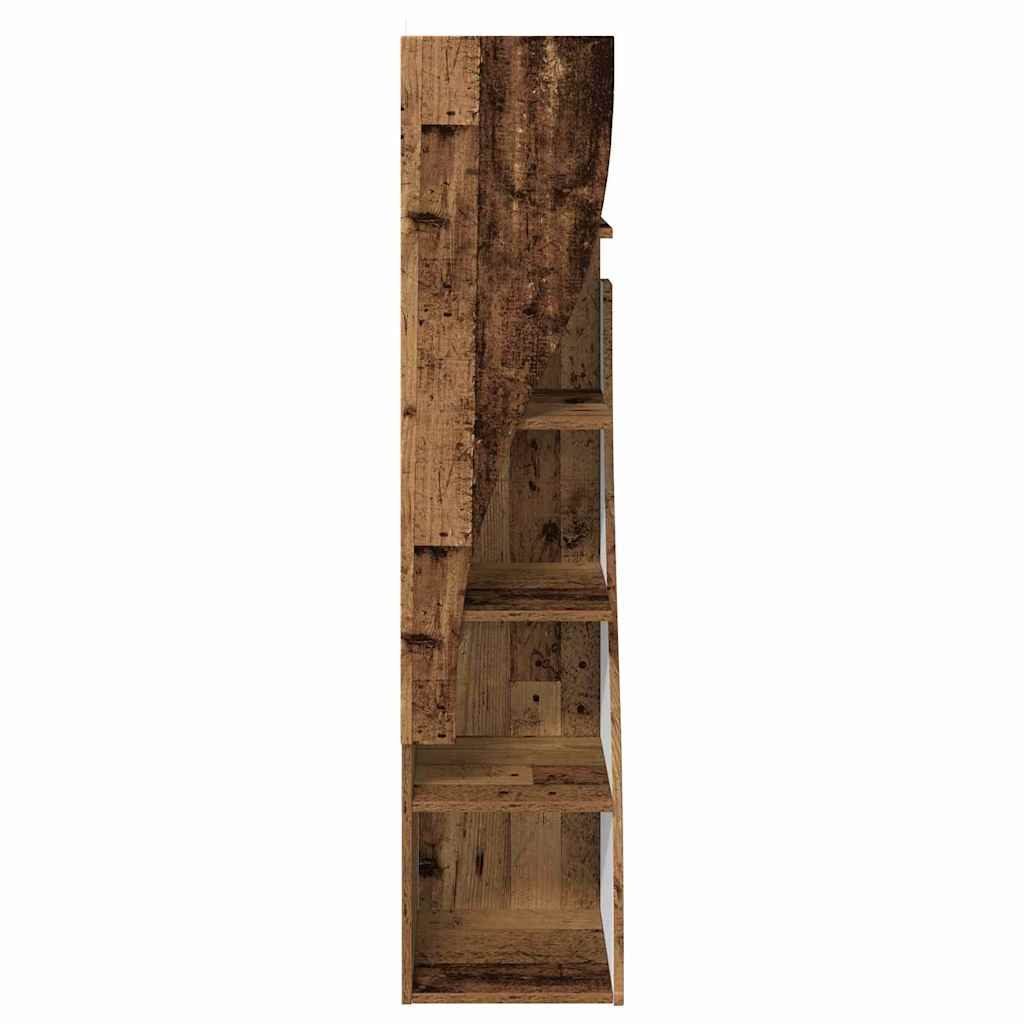 Dulap de colt Alb 32x32x140cm Lemn compozit — imaginea 7