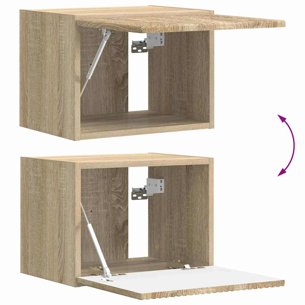 Dulap TV de perete Sonoma 60 x 31 x 29.5 cm Lemn compozit — imaginea 12