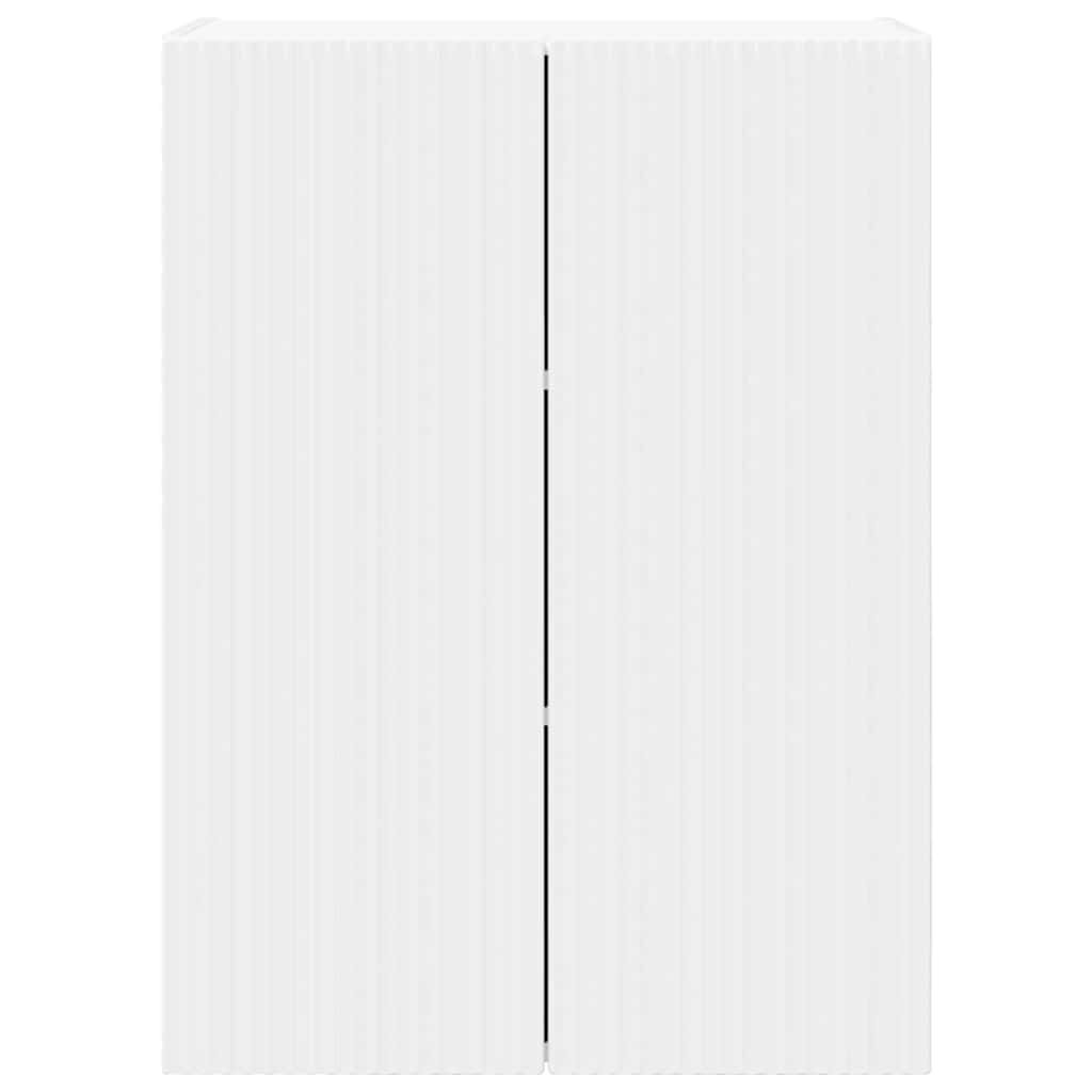 Dulap TV de perete Alb 59,5 x 31 x 80 cm Lemn compozit — imaginea 7