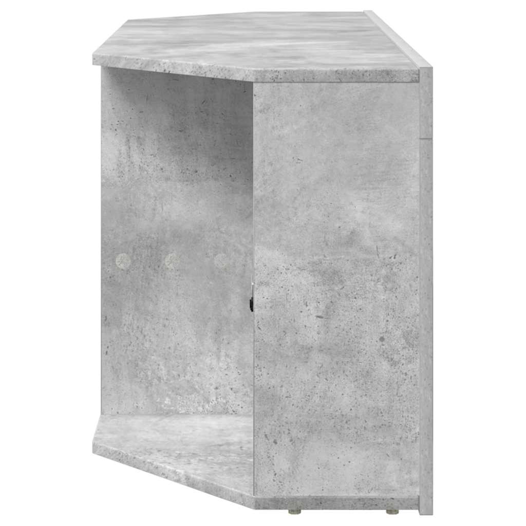 Sifonier LED pentru TV coltar Gri din beton 103 x 40 x 50 cm — imaginea 10