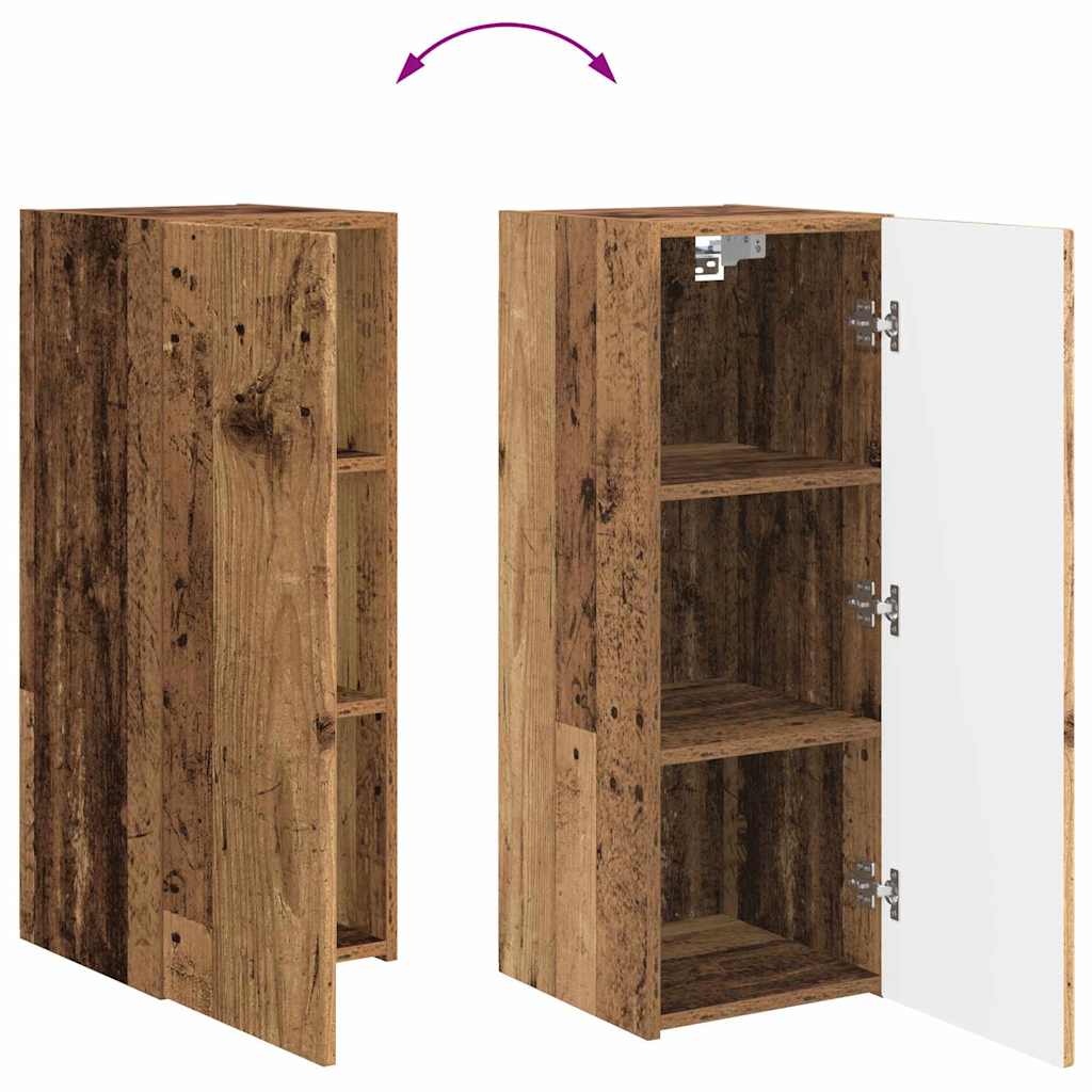 Dulap TV de perete Lemn Vechi 30 x 31 x 80 cm Lemn compozit — imaginea 13