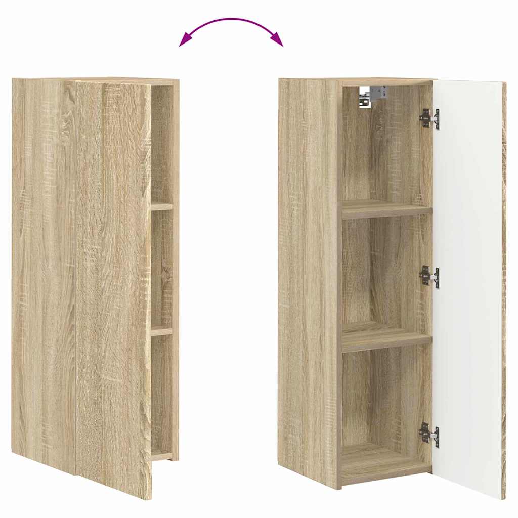 Dulap TV de perete Sonoma 30 x 31 x 100 cm Lemn compozit — imaginea 13