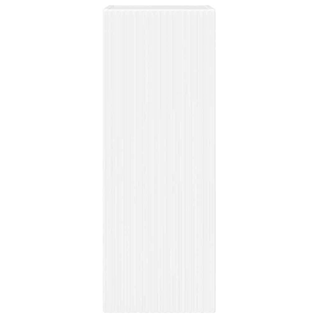 Dulap TV de perete Alb Lucios 30 x 31 x 80 cm Lemn compozit — imaginea 7