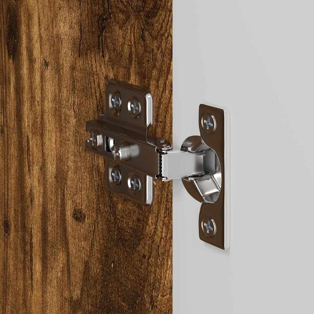 Dulap TV de perete Pe perete Stejar fumuriu 59,5 x 31 x 40 cm — imaginea 11