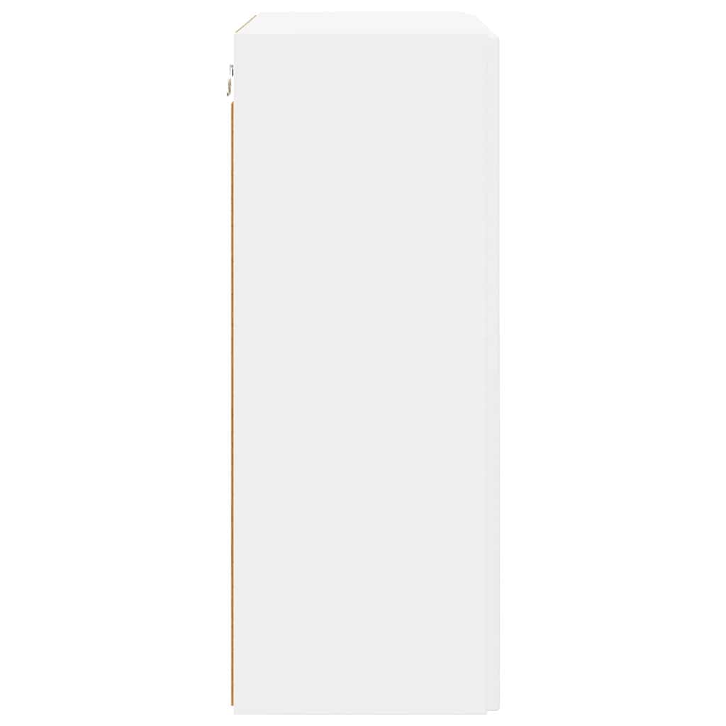 Dulap TV de perete Alb 59,5 x 31 x 80 cm Lemn compozit — imaginea 8
