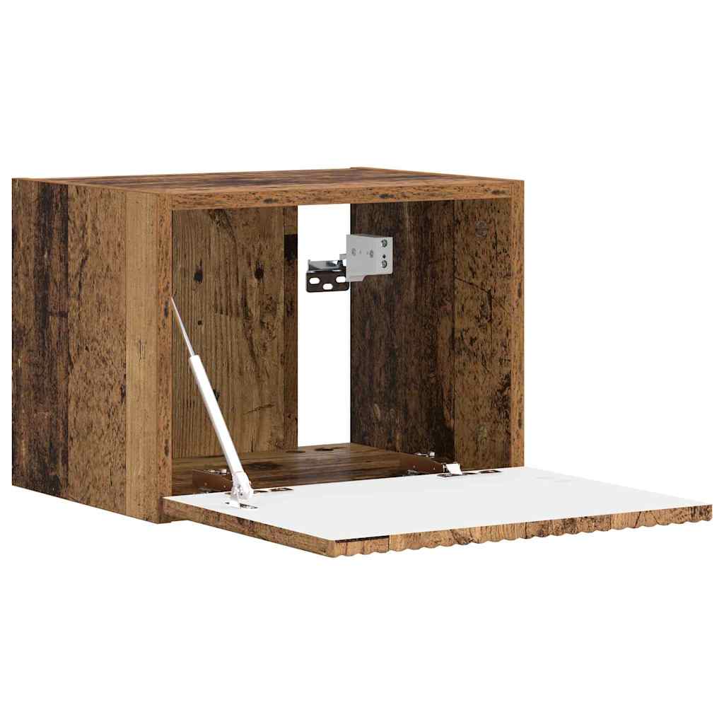 Dulap TV de perete 2 pcs Stejar fumuriu 60 x 31 x 29.5 cm — imaginea 7