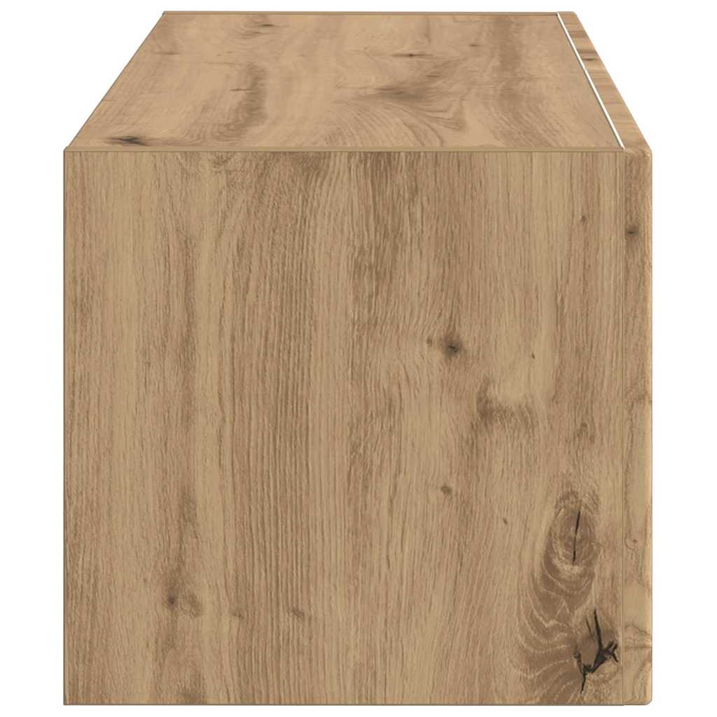 Dulap TV de perete Pe perete Stejar artizanal 60 x 31 x 29.5 cm — imaginea 8