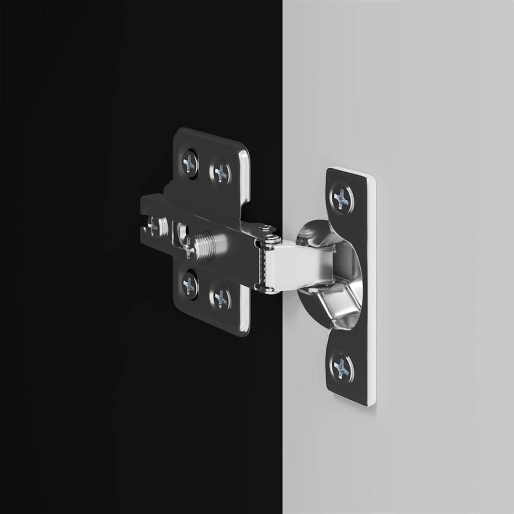 Dulap TV de perete 2 pcs Negru 30 x 31 x 80 cm Lemn compozit — imaginea 11