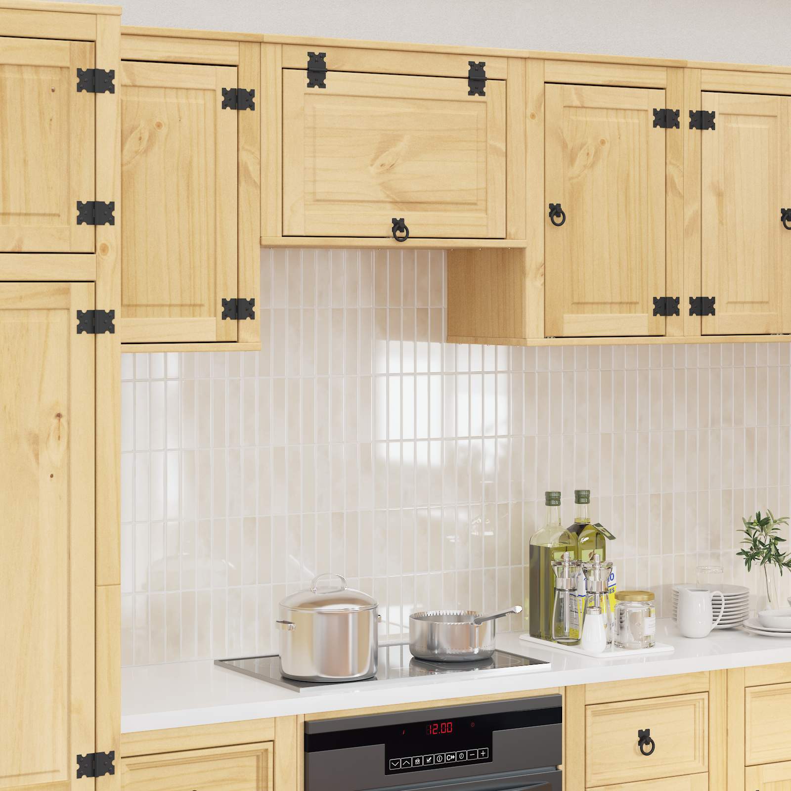 Dulap cu depozitare Miere 60 x 32 x 40 cm Lemn de pin masiv