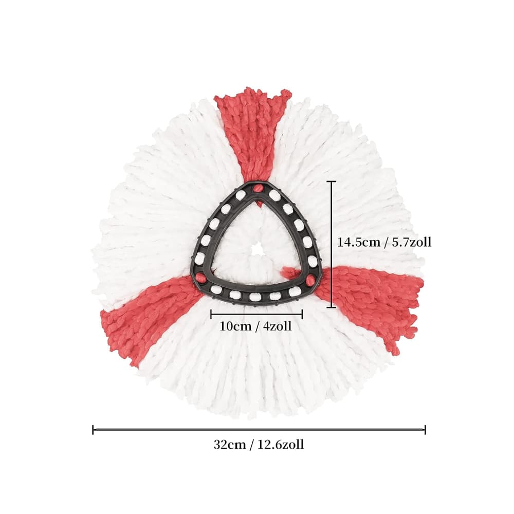 Set 3 rezerve, Paa-home compatibile cu mopul rotativ Vileda Easy Wring/ Turbo / Ultraspin - imagine 4