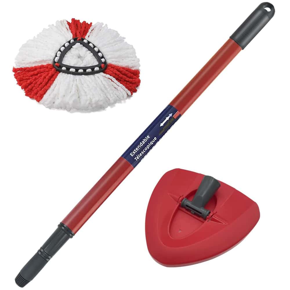 Set tija telescopica, cap de mop si rezerva mop de la Paa-home compatibile cu Vileda Easy Wring/ Turbo / Ultraspin - imagine 2