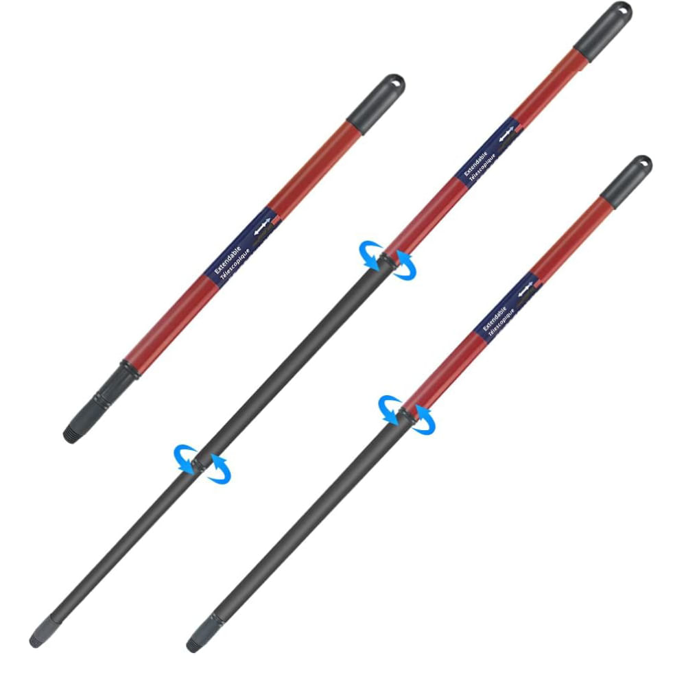 Set tija telescopica, cap de mop si rezerva mop de la Paa-home compatibile cu Vileda Easy Wring/ Turbo / Ultraspin - imagine 6