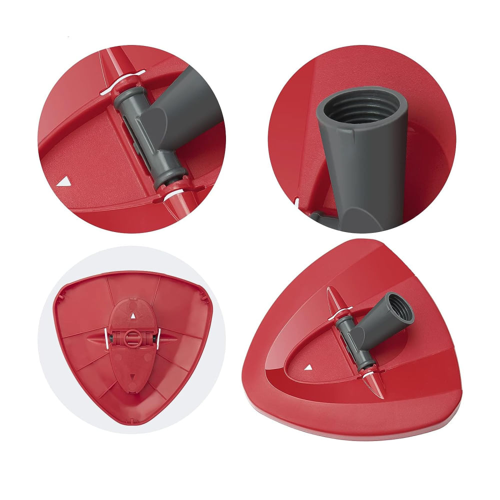 Set tija telescopica, cap de mop si rezerva mop de la Paa-home compatibile cu Vileda Easy Wring/ Turbo / Ultraspin - imagine 7