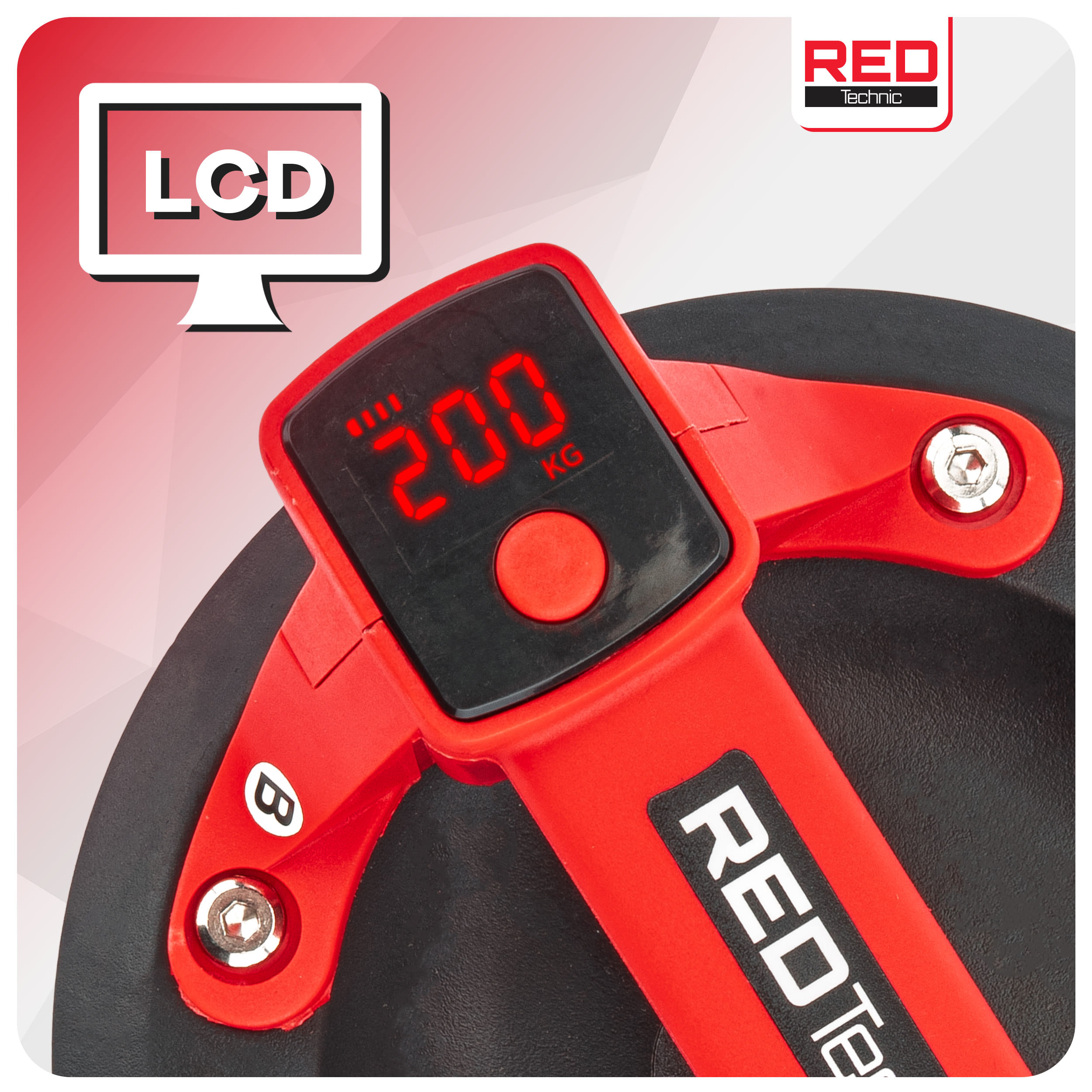 Ventuza cu vid, Red Technic, 200 kg, 200 mm diametru, RTPDS0165 — imaginea 12