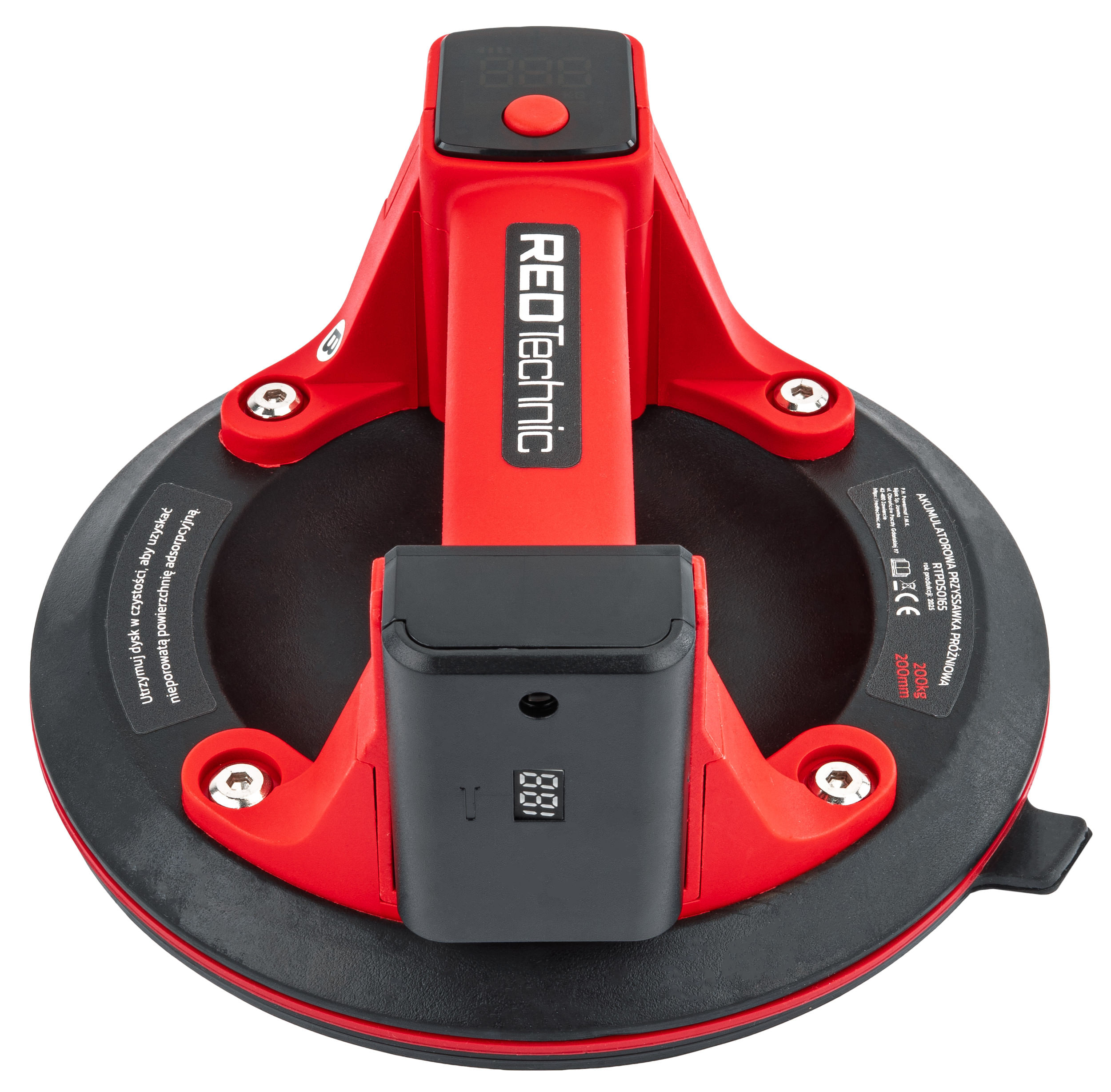 Ventuza cu vid, Red Technic, 200 kg, 200 mm diametru, RTPDS0165 — imaginea 17