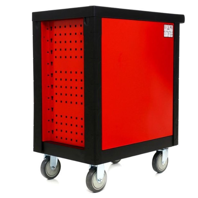 Dulap scule, Kraft&Dele KD361, pe roti, 6 sertare, 263 piese — imaginea 3