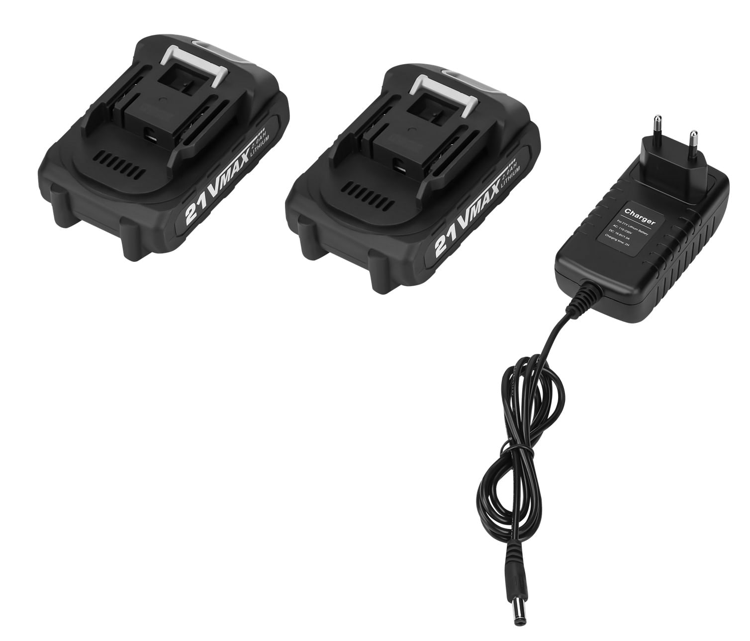 Ventuza vibratoare cu baterie, 130 mm, 21V, 2x baterii 2Ah, 80 kg adsorbtie, WDS2693 — imaginea 2