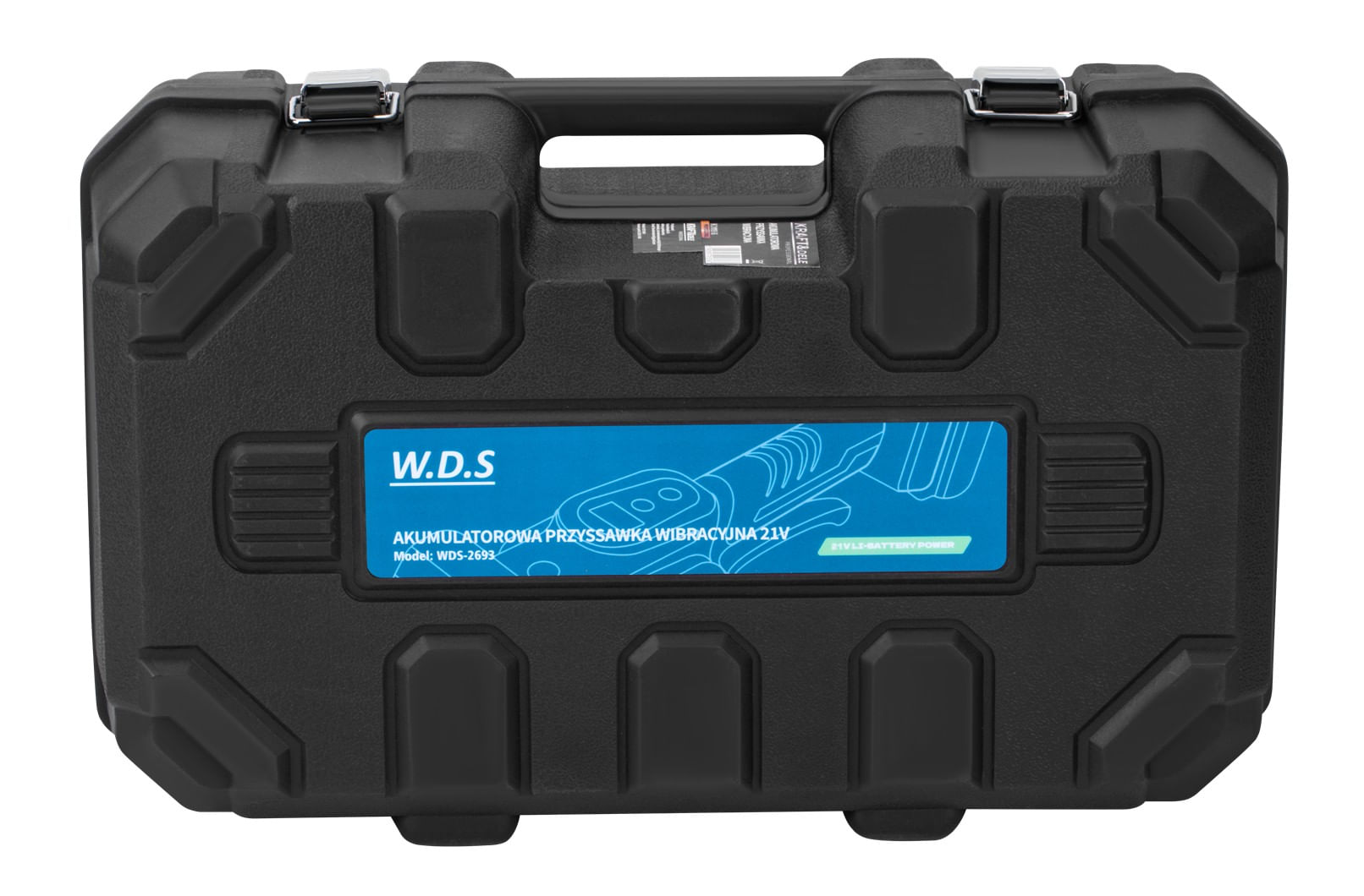 Ventuza vibratoare cu baterie, 130 mm, 21V, 2x baterii 2Ah, 80 kg adsorbtie, WDS2693 — imaginea 8