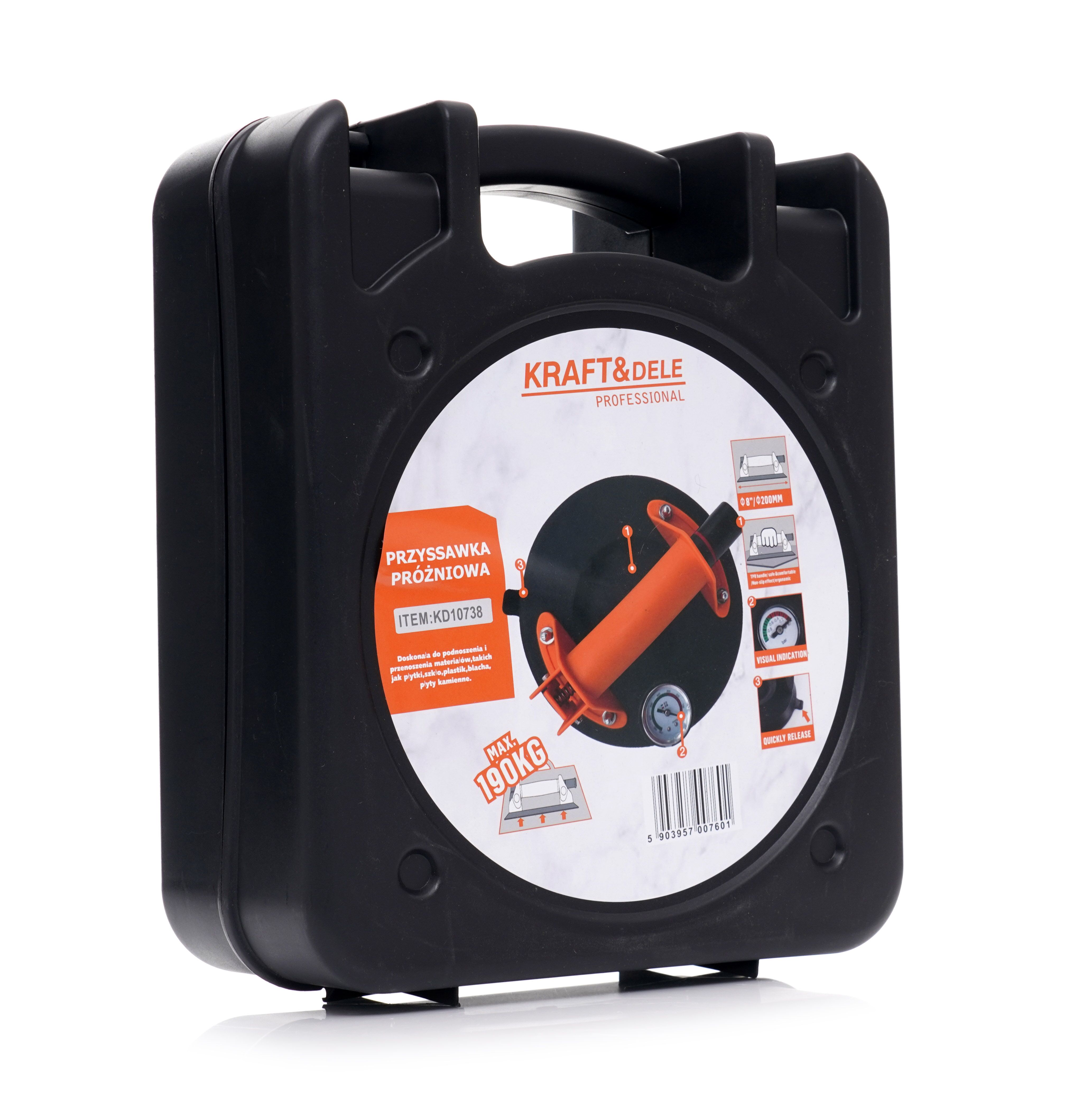 Ventuza vacuum, Kraft&Dele, KD10738, 200mm, 190kg — imaginea 8