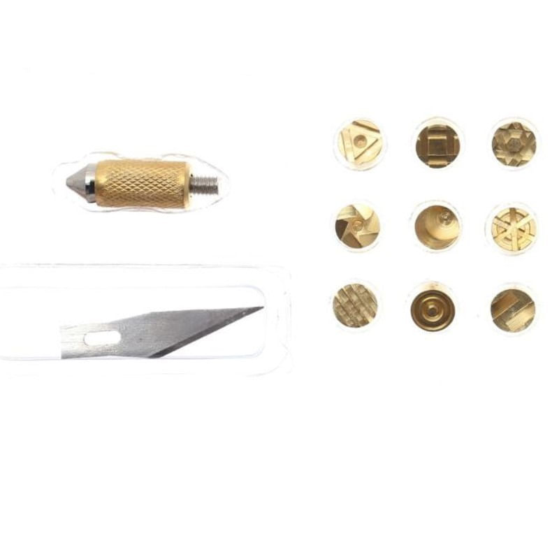 Trusa pirogravare, Kraft&Dele KD10112, 30W, cu accesorii