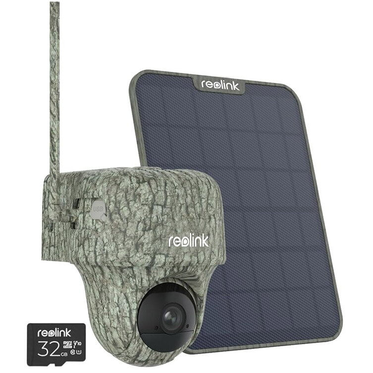 Camera de supraveghere Reolink Ranger GO PT G450 cu panou solar, GSM / LTE / 4G, 4K / 8 MP, detectare persoane/animale