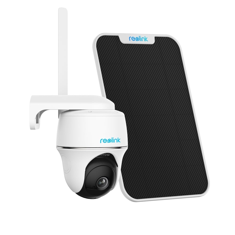 Camera de supraveghere Reolink Go PT Ultra cu Panou Solar, 4G - LTE, baterie, vizibilitate 360°, rezolutie 4K
