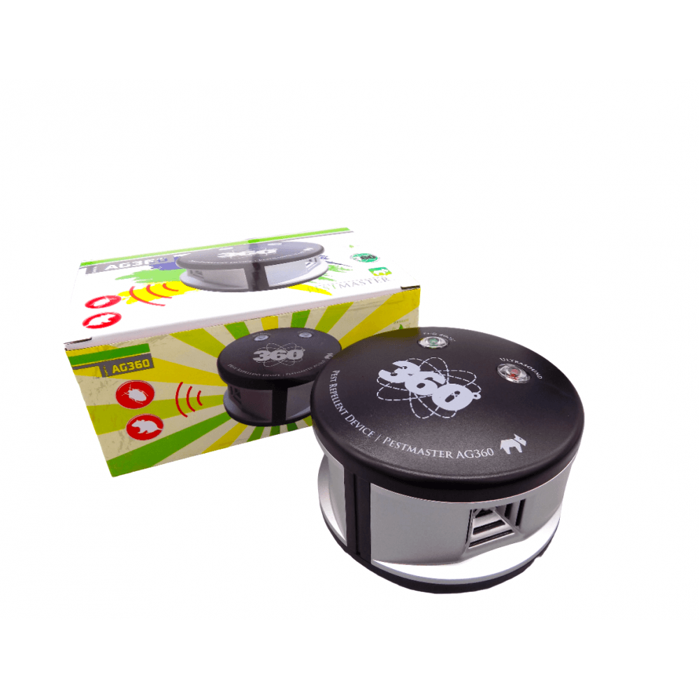 Pestmaster AG 360-aparat cu ultrasunete impotriva rozatoarelor si gandacilor. Acoperire 370 mp — imaginea 2