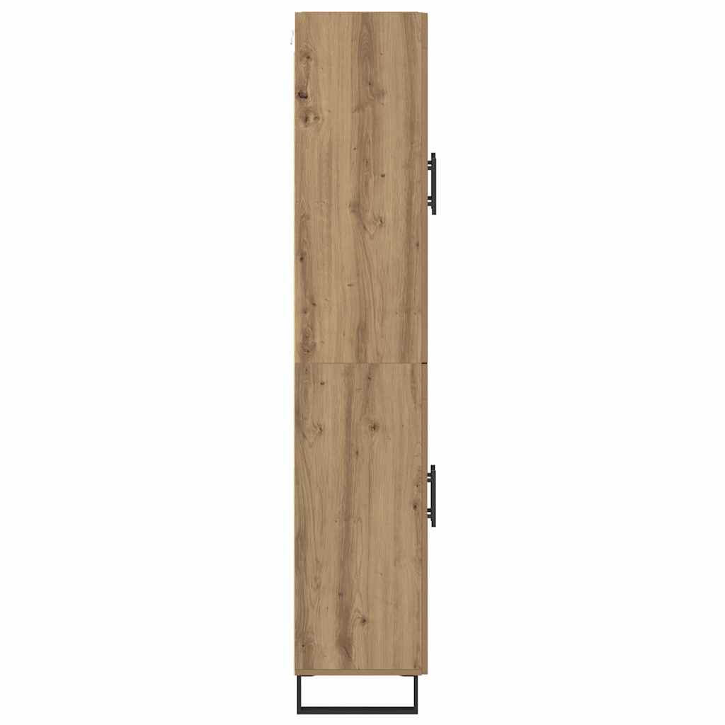 Bufet Stejar Artizanal 69,5 x 34 x 180 cm Lemn compozit — imaginea 10