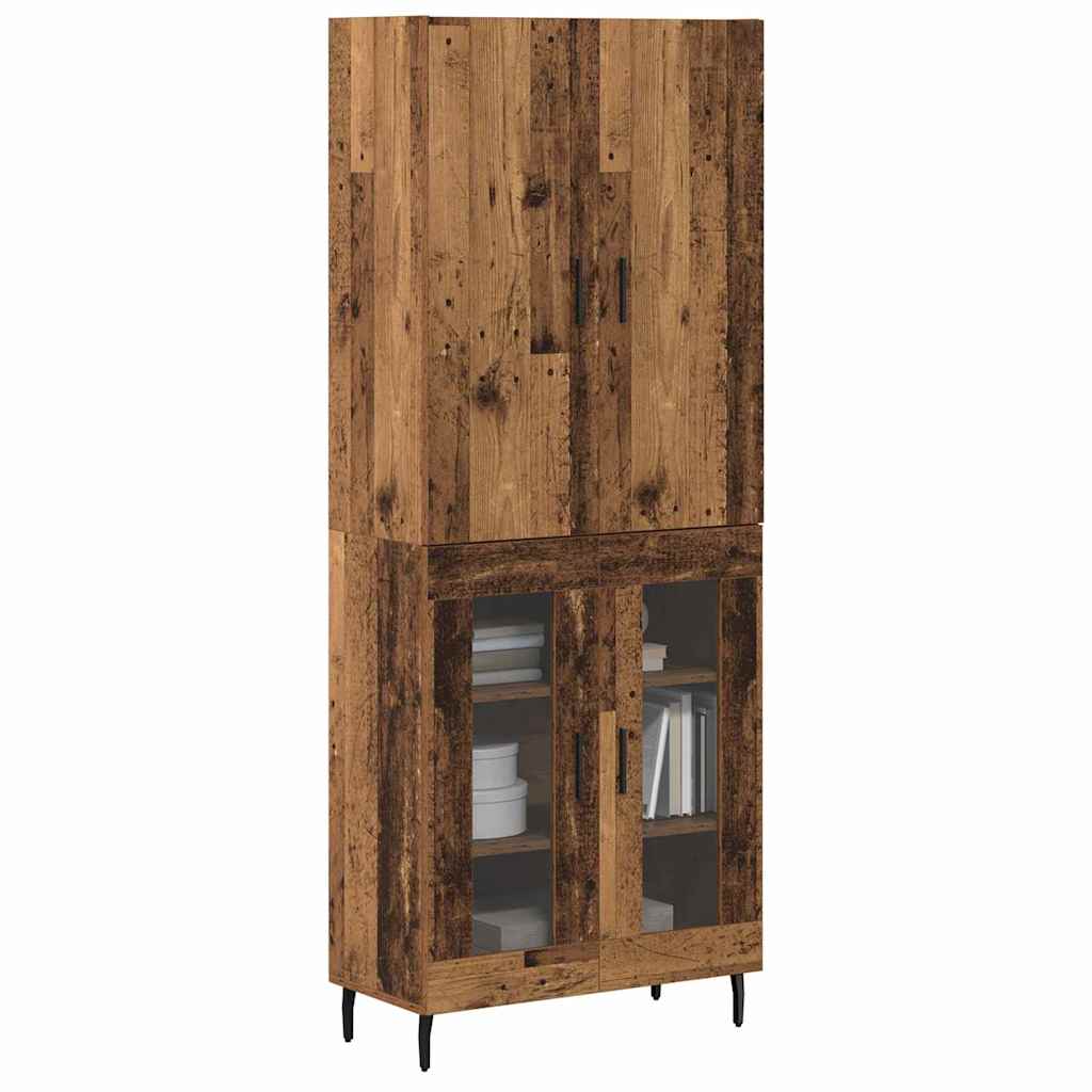 Bufet Pe perete Lemn vechi 69,5 x 34 x 180 cm Lemn compozit — imaginea 4
