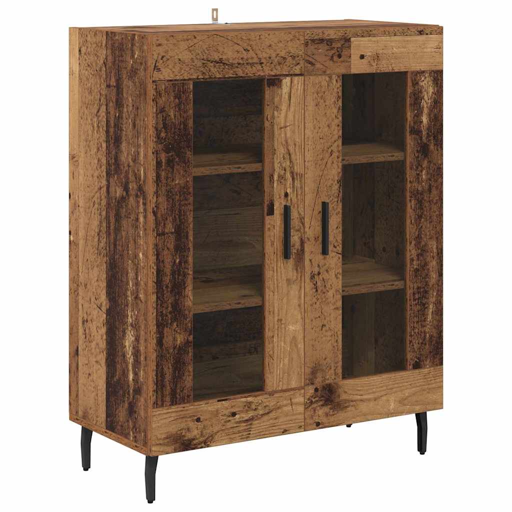 Bufet Pe perete Lemn vechi 69,5 x 34 x 180 cm Lemn compozit — imaginea 7