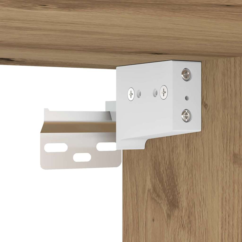 Bufet Stejar Artizanal 69,5 x 34 x 180 cm Lemn compozit — imaginea 11
