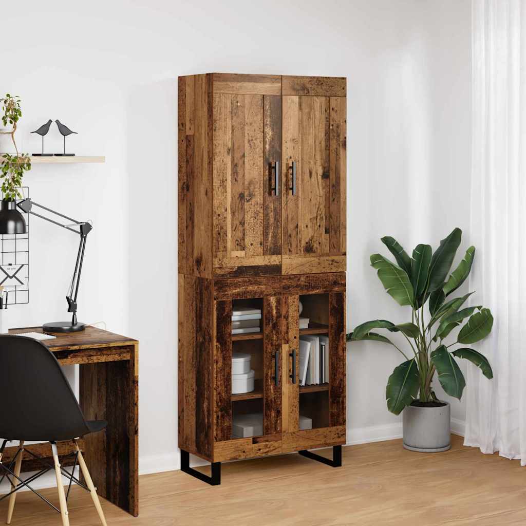 Bufet Lemn vechi 69,5 x 34 x 180 cm Lemn compozit — imaginea 5