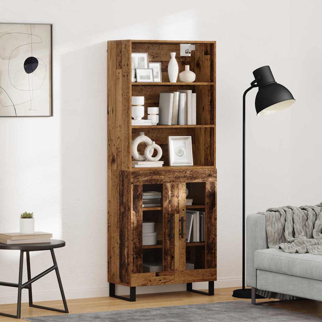 Bufet Lemn vechi 69,5 x 34 x 180 cm Lemn compozit — imaginea 2