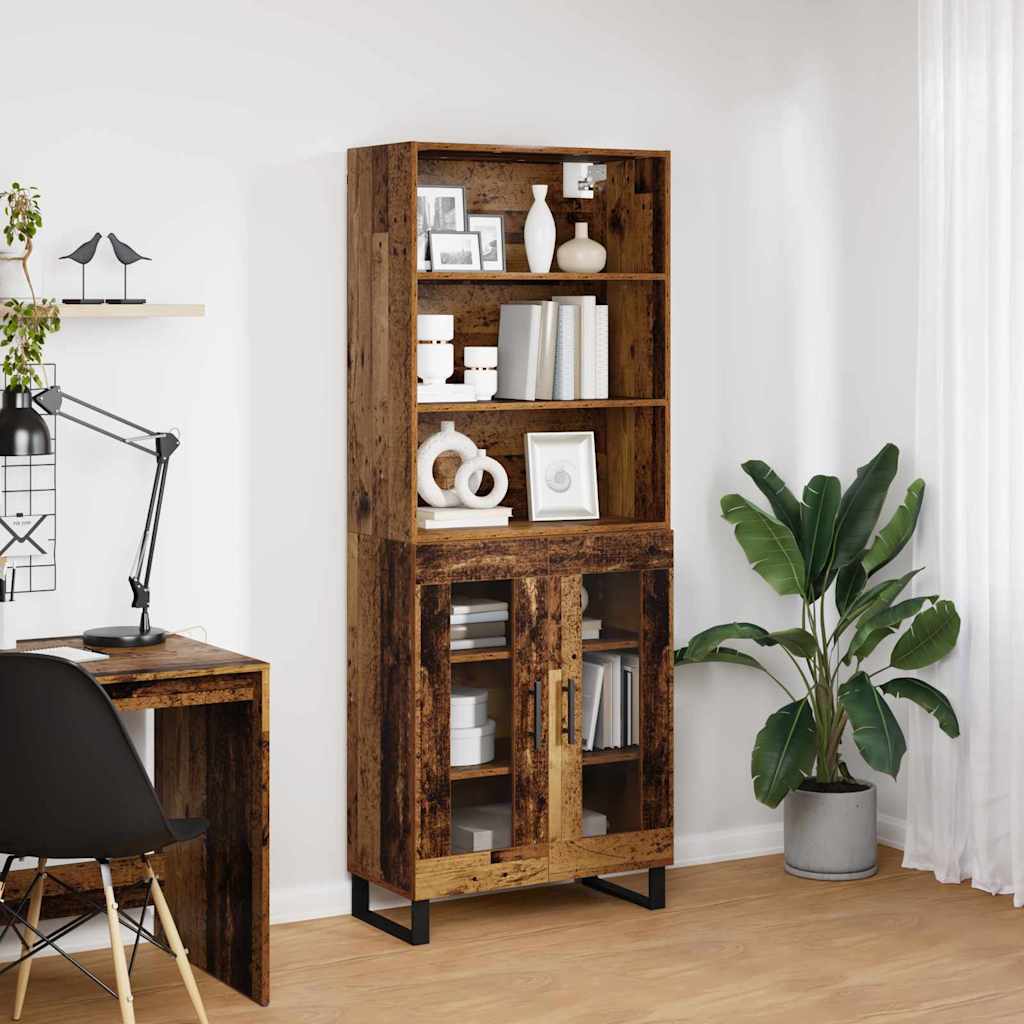 Bufet Lemn vechi 69,5 x 34 x 180 cm Lemn compozit — imaginea 5