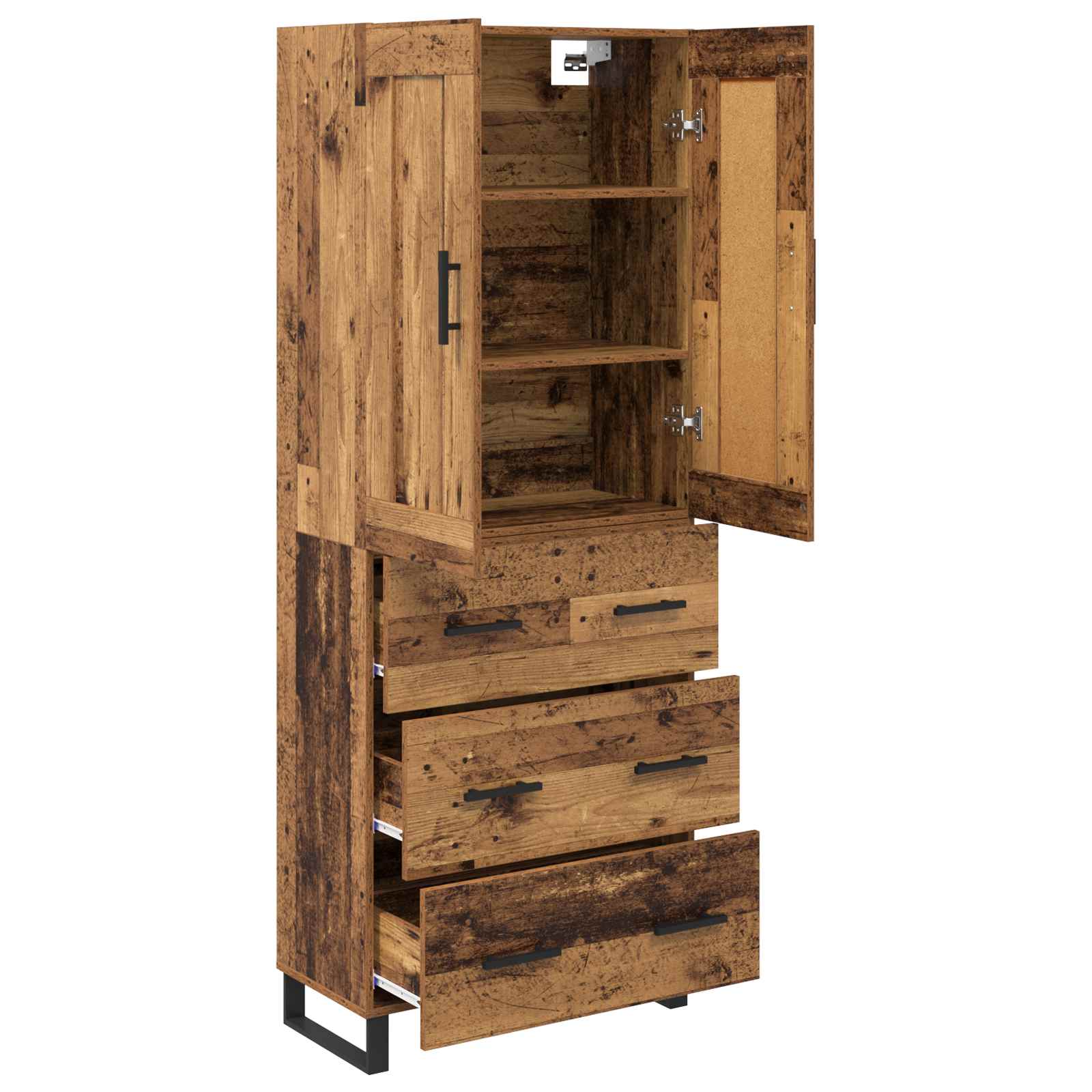 Bufet Lemn vechi 69,5 x 34 x 180 cm Lemn compozit — imaginea 5