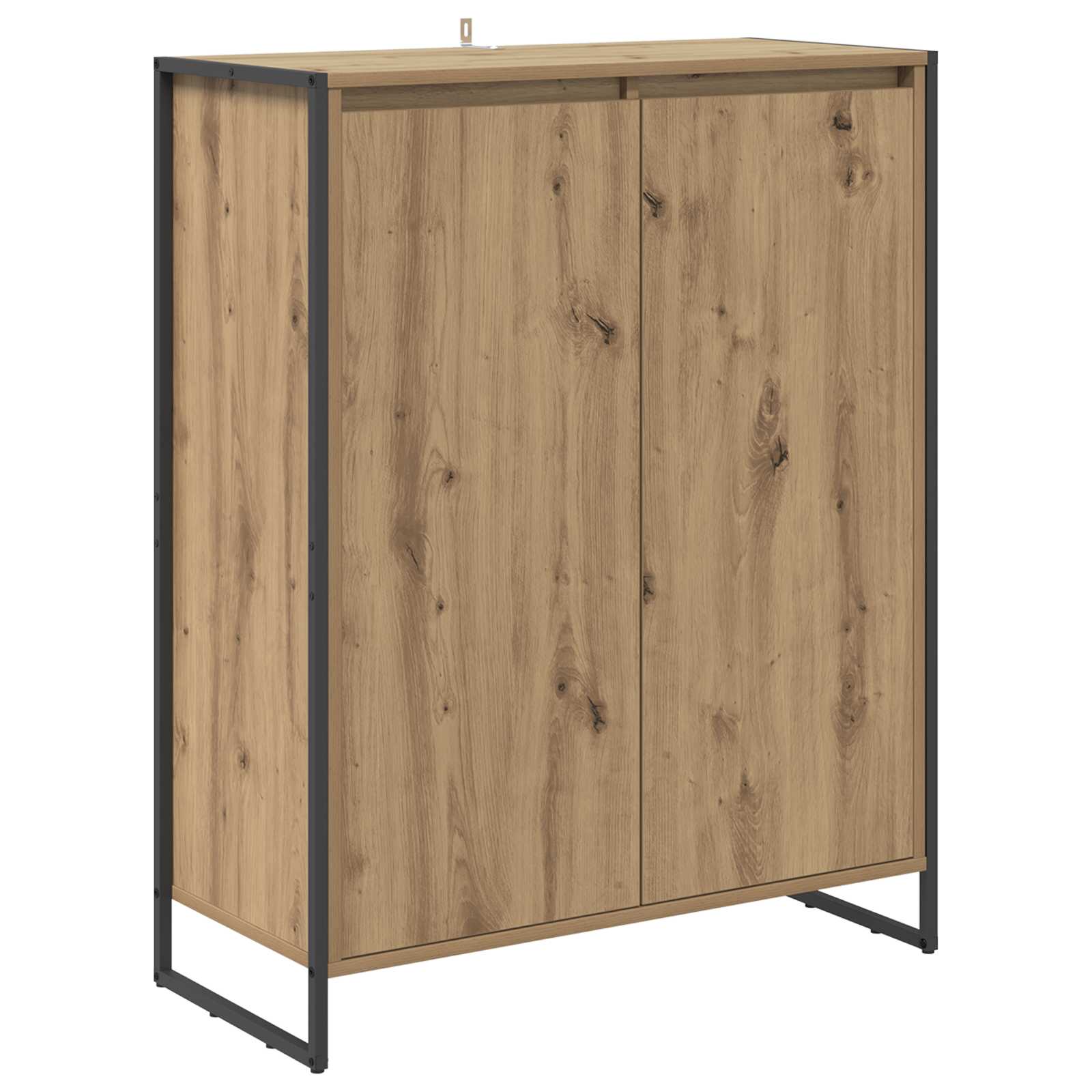 Dulap pentru pantofi cu usa Stejar artizanal 79 x 36 x 100 cm
