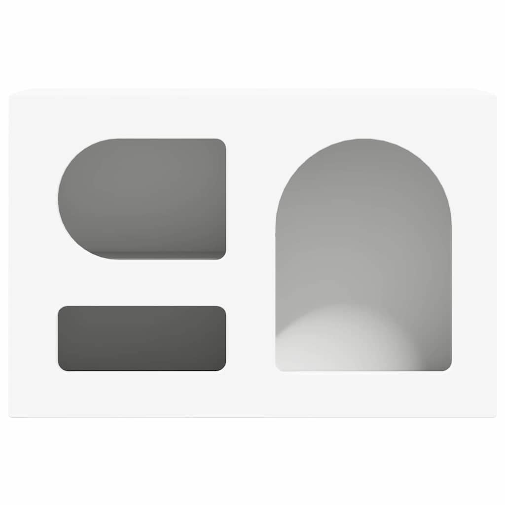 Cabinet TV Alb 60 x 35 x 40 cm Lemn compozit — imaginea 6