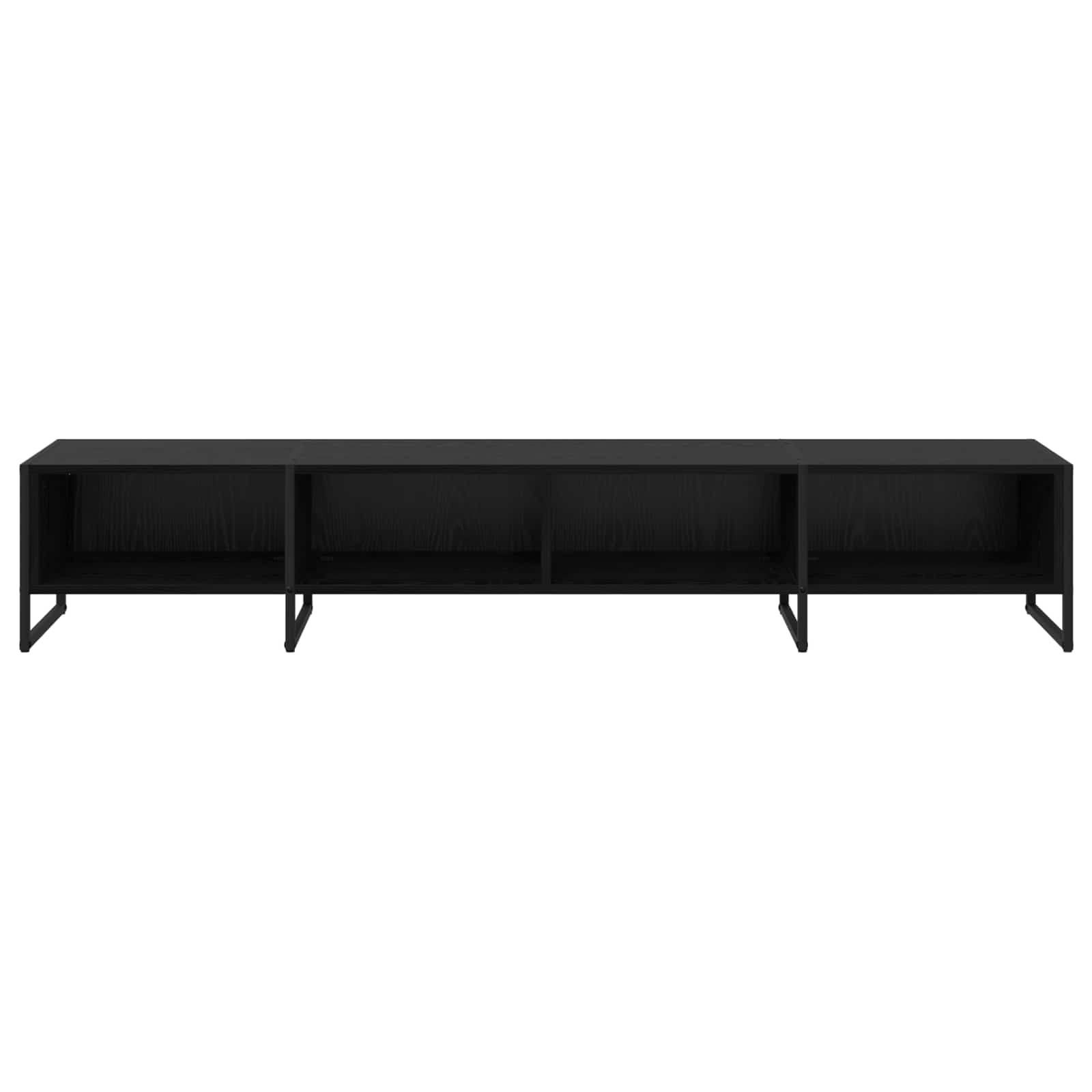 Cabinet TV Stejar Negru 170.5 x 36 x 30.5 cm Lemn compozit — imaginea 5