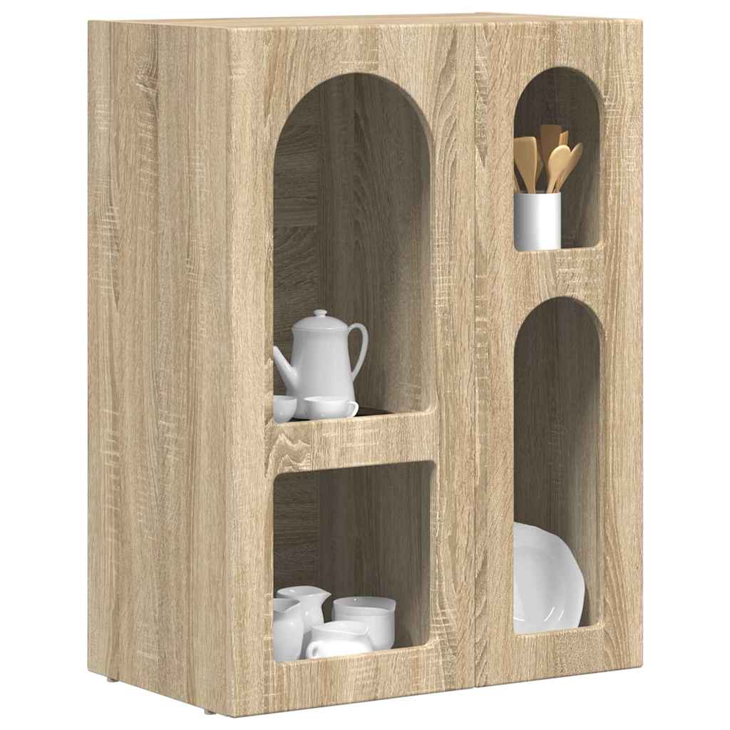 Bufet Stejar Sonoma 59 x 35 x 80.5 cm Lemn compozit — imaginea 4
