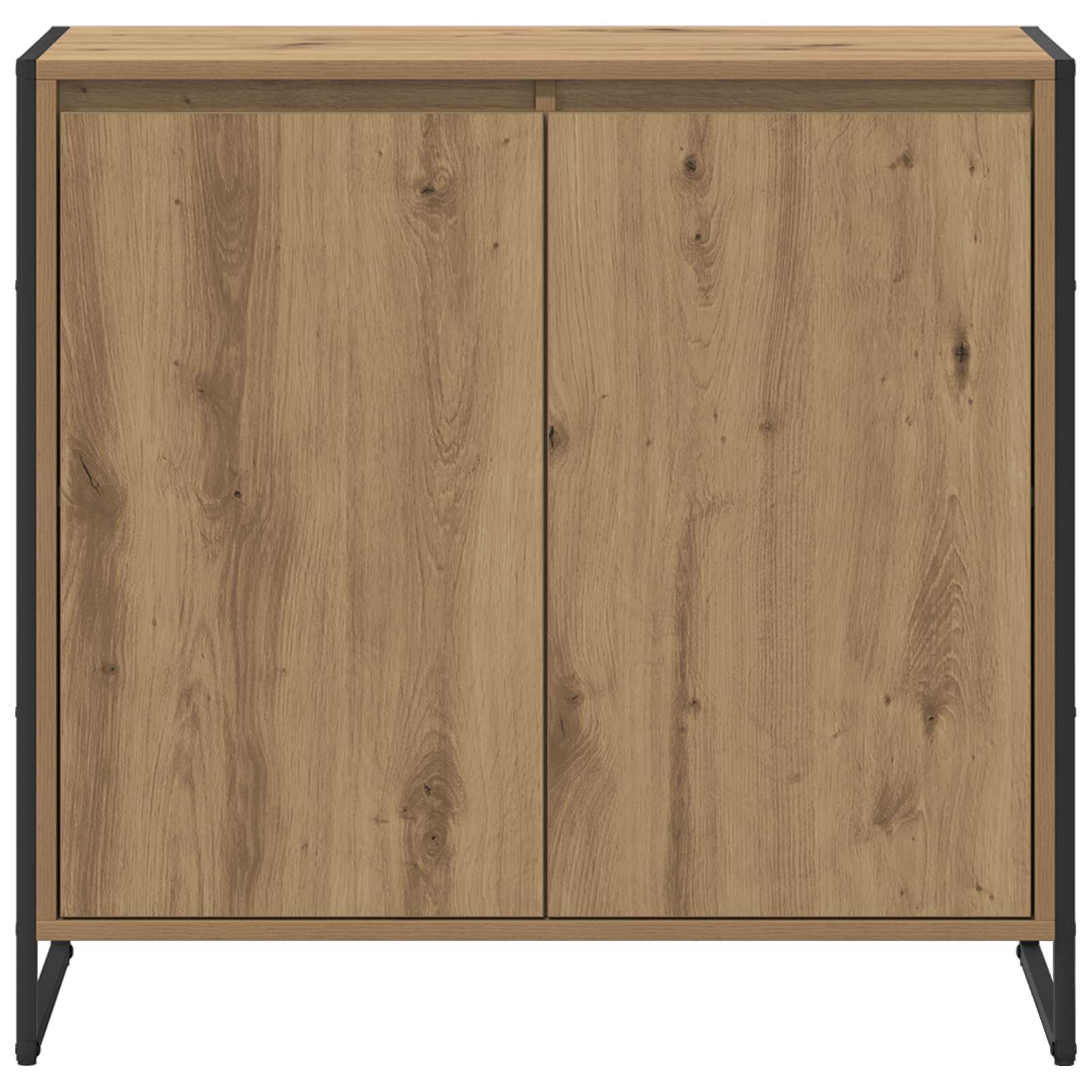 Dulap lateral Stejar artizanal 79 x 36 x 75 cm Lemn compozit — imaginea 6